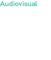 Audiovisual Vídeos para treinamentos de integração, videoaulas, pílulas institucionais, tutoriais, apresentação de resultados e vídeos 360º ou interativos.